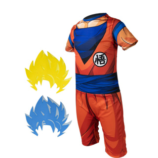 Fantasia Infantil Goku G + Cabelo Eva Preto Saiyajin