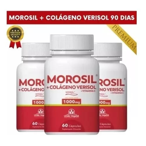 Kit 3 Morosil+Colágeno Hidrolisado+Vitamina C 500mg 360Cáps
