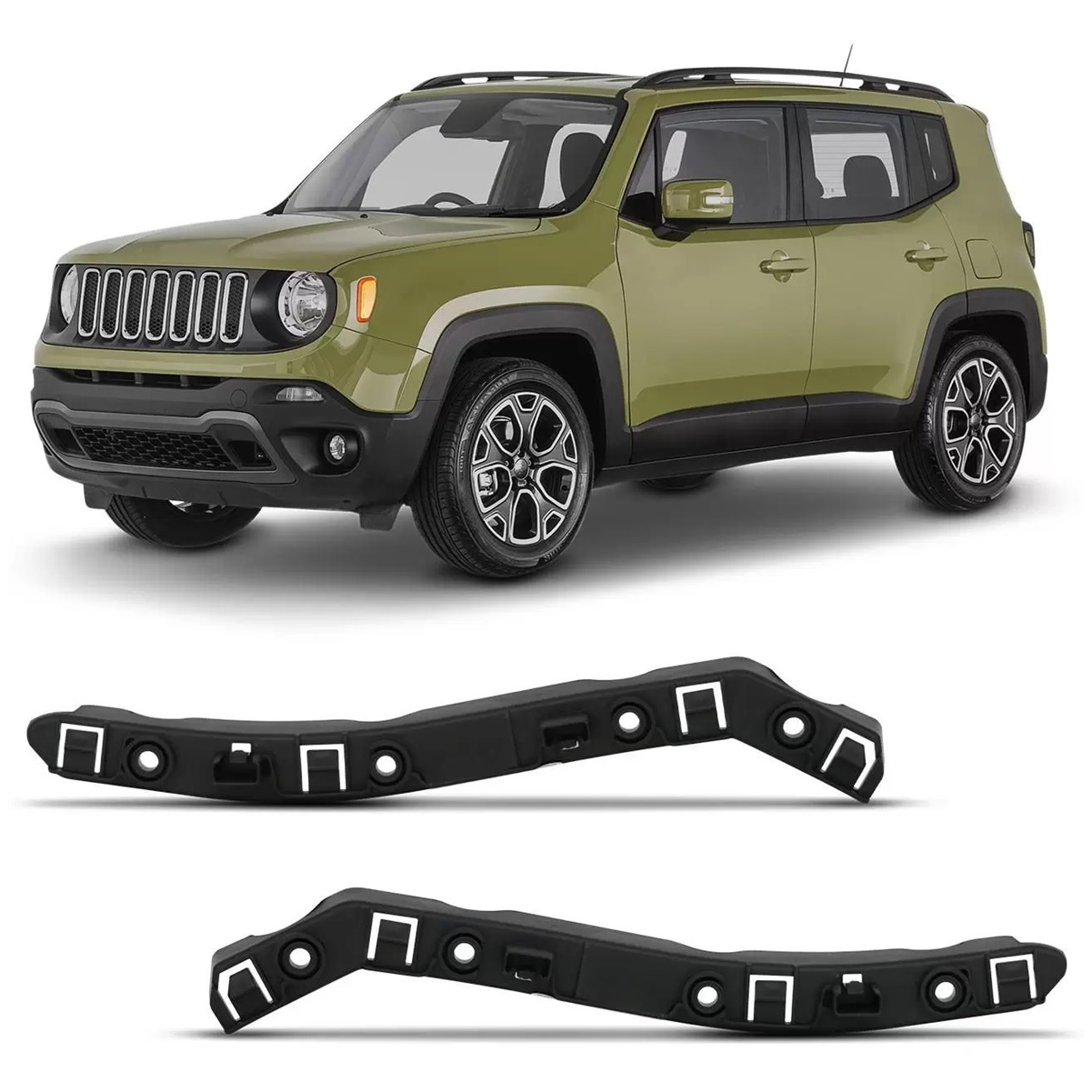 Guia Suporte Parachoque Dianteiro Jeep Renegade 2015 2016 2017 2018 ...
