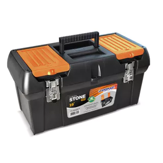 Maleta de Ferramentas Caixa Organizadora Multiuso Stone Pro tamanhos 19" 13"