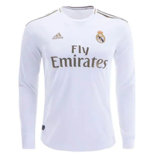 Novo Camiseta Manga Longa Do Real Madrid Branco Frete Gratis Envio Imediato Shopee