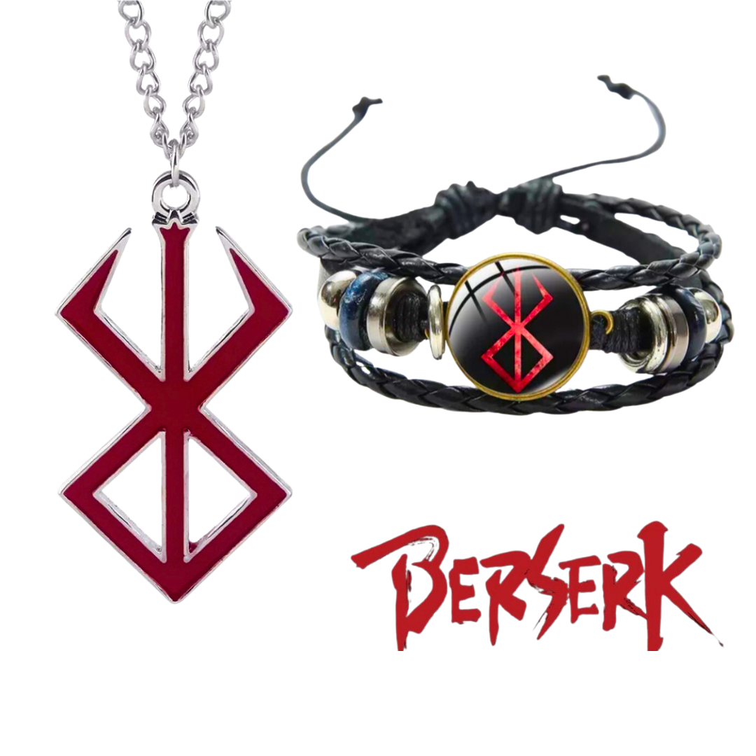 Colar Berserk Estigma Anime Guts Pulseira Chaveiro Anel | Shopee Brasil