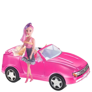 Carro Da Barbie Rosa Conversivel Bmw Mais