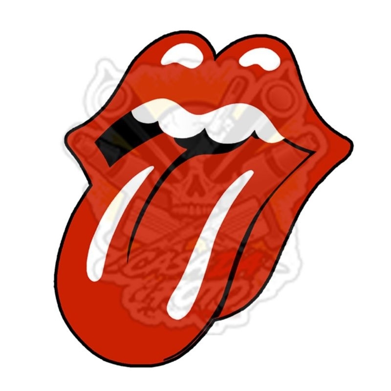 Adesivo Boca Rolling Stones 9x8cm | Shopee Brasil