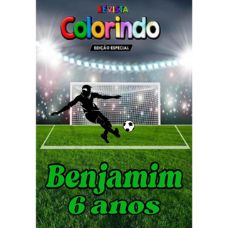 Livro para Colorir Futebol Meu livrinho - Extra Festas