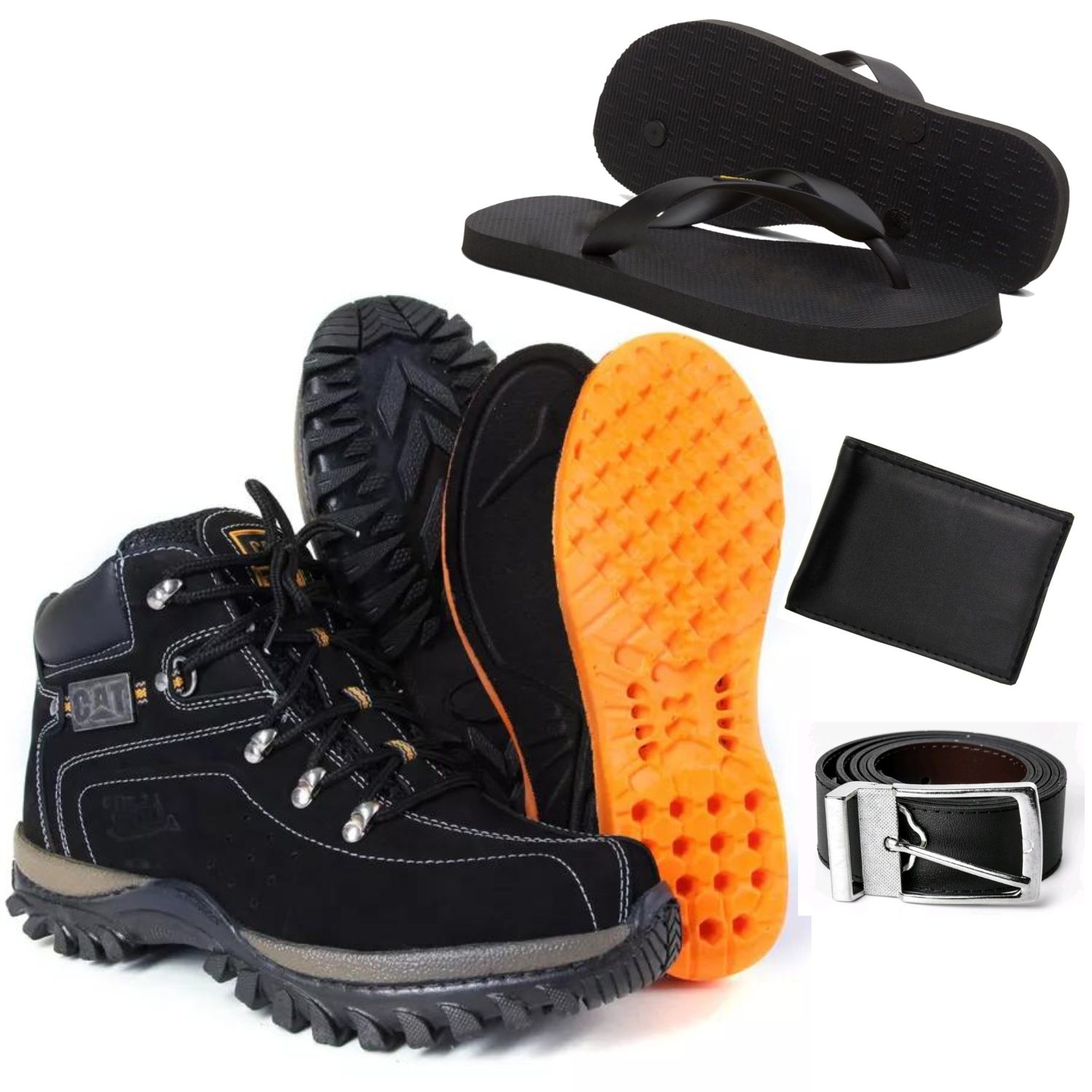 Bota Preta Masculina Coturno Caterpillar X3 Promoção Oferta