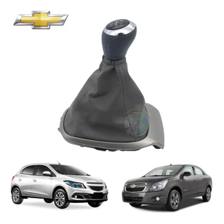 Bola Coifa Manopla Cambio Cobalt Onix Prisma Spin Gm Kit 12