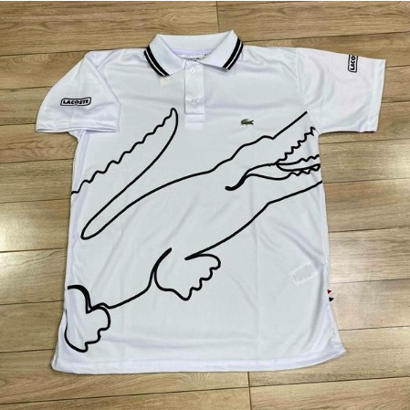 Camisa Polo Lacoste Estampado Jacaré Grande Ultra Dry Fit 4 Cores Sport ...