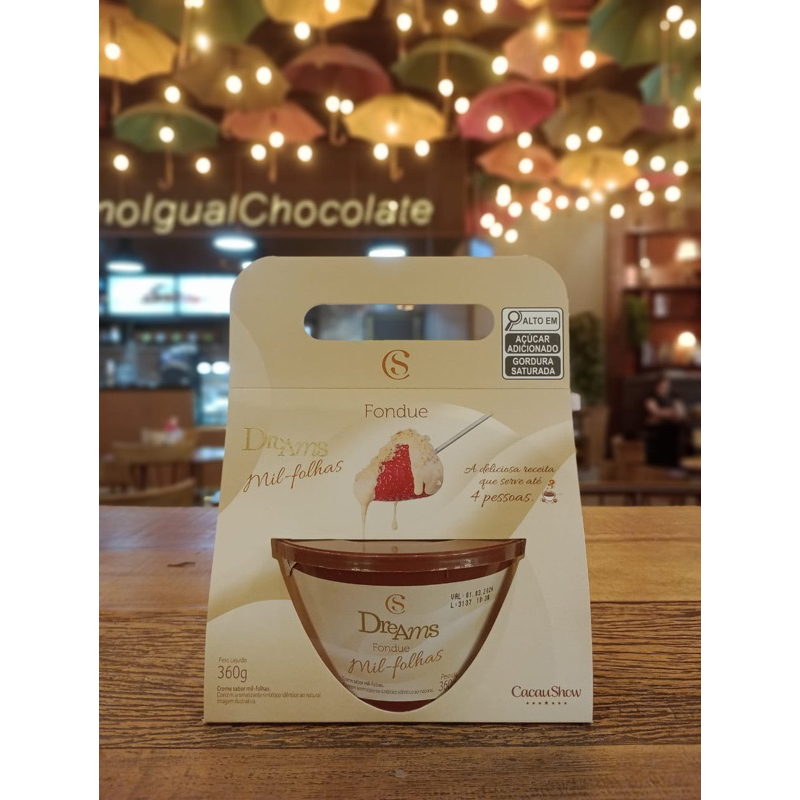 Fondue Cacau Show Dreams Mil Folhas Shopee Brasil