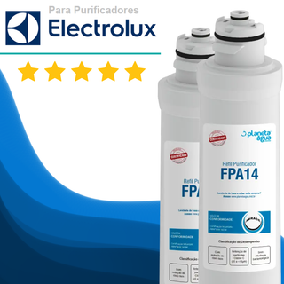 Kit 2 Refil Filtro Purificador Electrolux Pe11x Pe11b Pa21g 26g 31g Compatível Premium