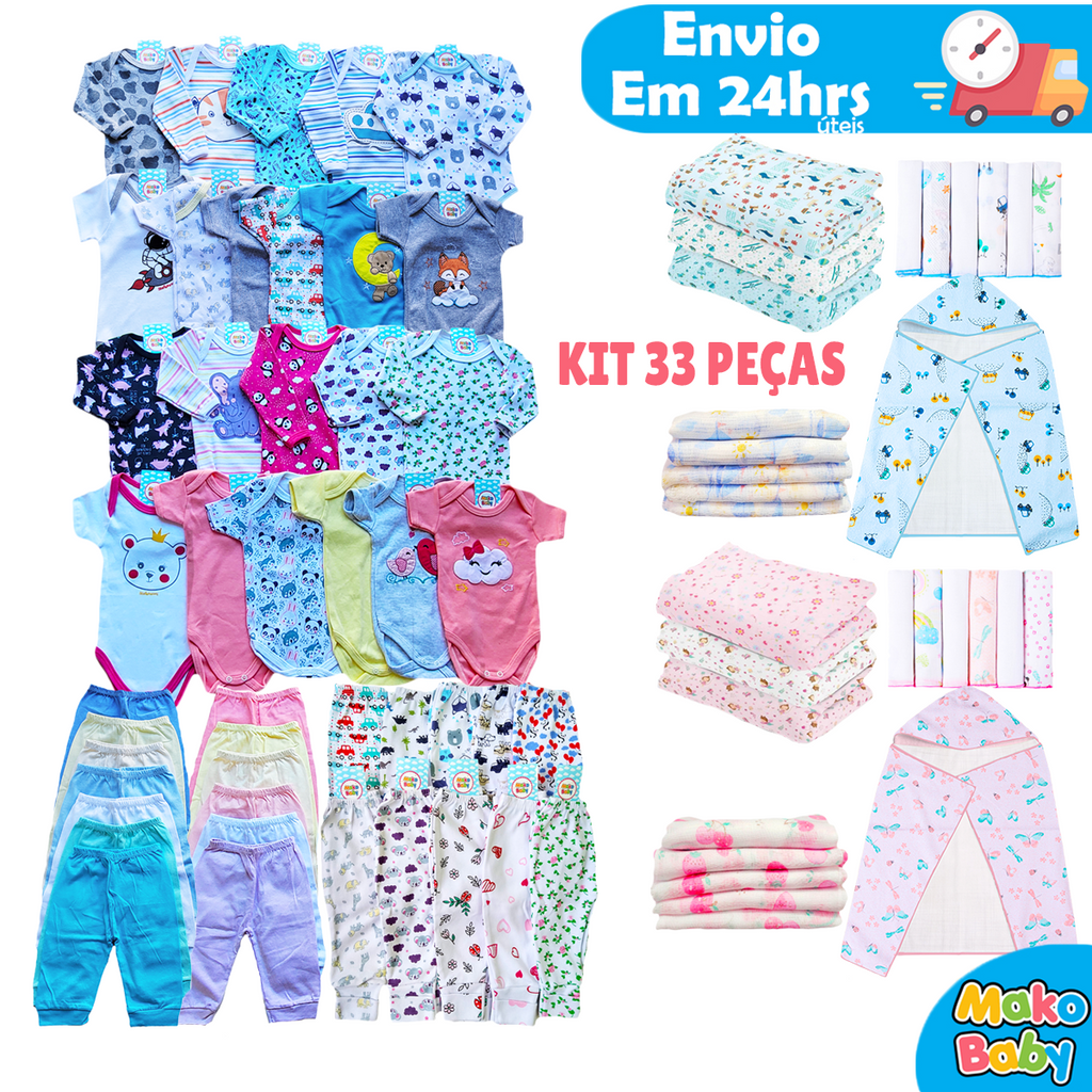 kit enxoval de bebê menina em Promoção na Shopee Brasil 2024