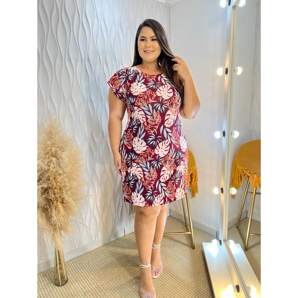 Vestido para senhora store estampado