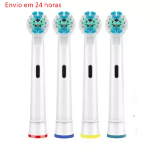 04 Refil Compatível Escova Elétrica Oral Precision Clean Etc em Oferta na Shopee