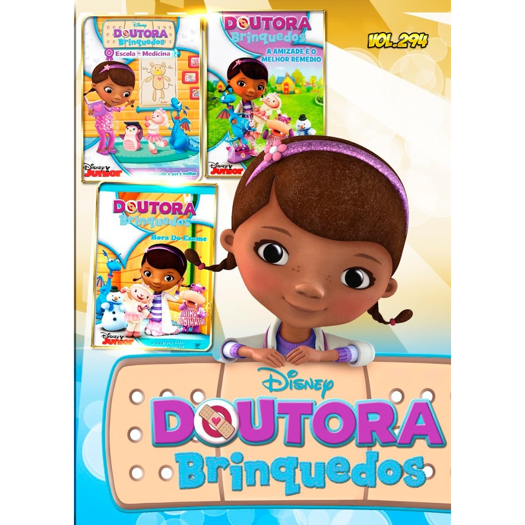 Filme Coleção Desenho Infantil Doutora Brinquedo 3 em 1