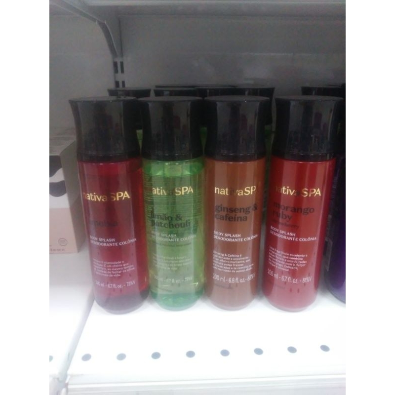 Body splash Nativa Spa O boticário( Caviar/Ameixa Negra)