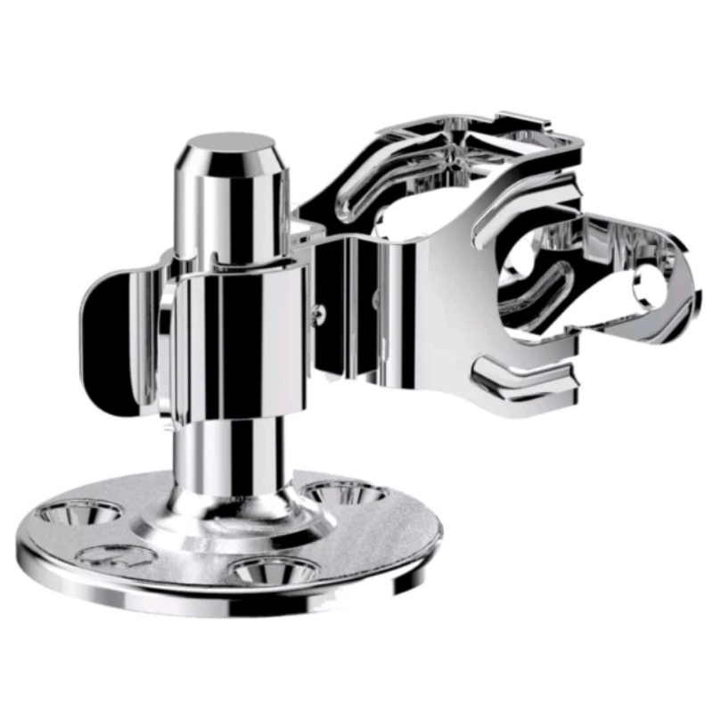 Prendedor Trava Porta De Piso Metal Soprano Cromado