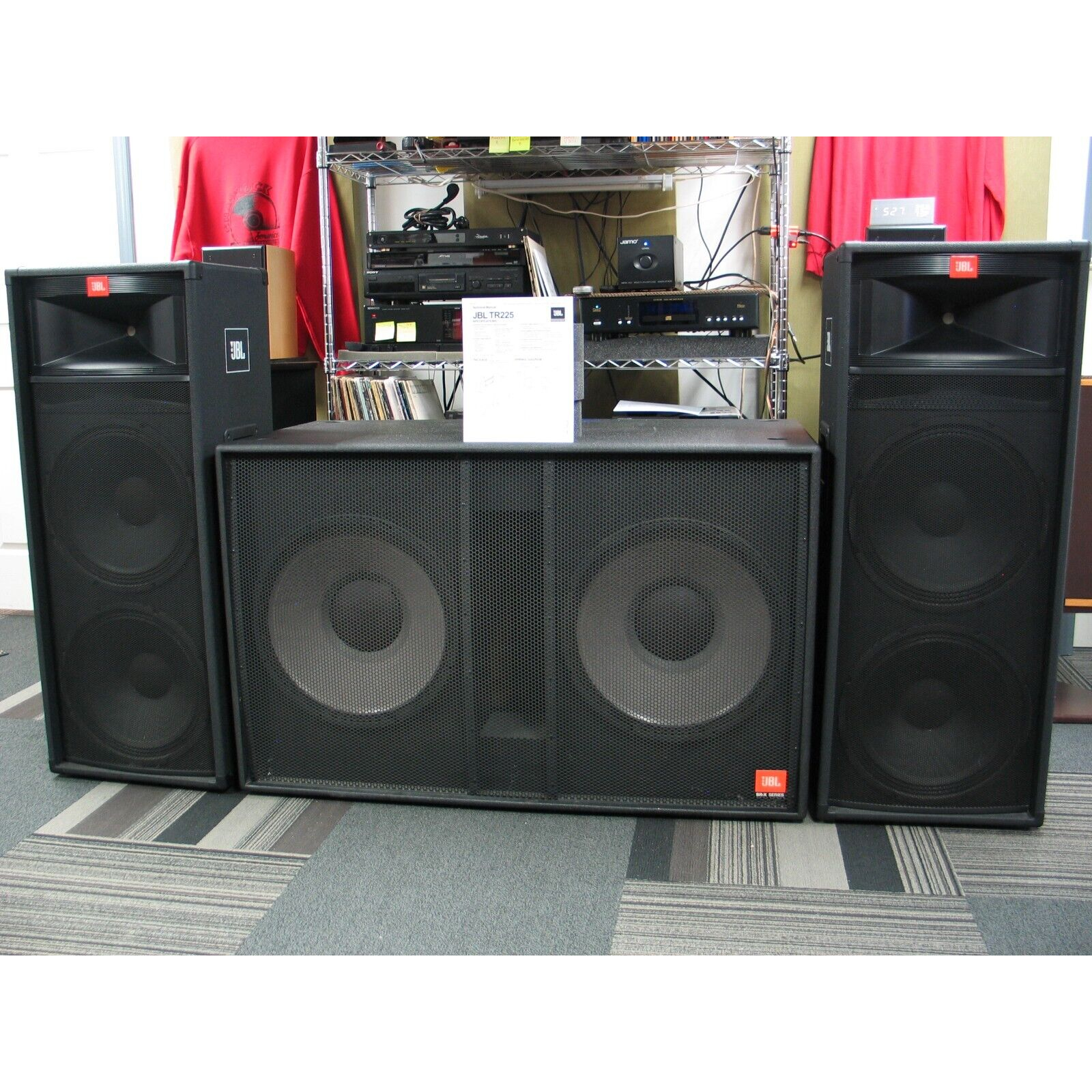 JBL SR4719X Sub Box With Dual 18" JBL 2241 Woofers & a Pair of JBL