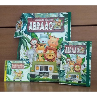 Combo Capa para Caderneta de Saúde + Capa para Certidão de Nascimento + Cartão do SUS  + Chaveiro em resina de Brinde