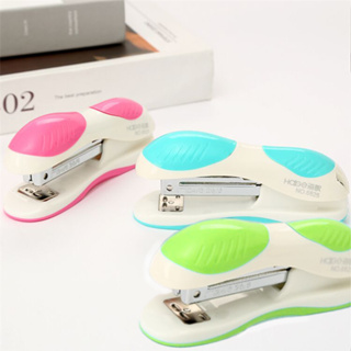 Mini Grampeador Resistente Colorido Adequado para 24/6~26/6 Ate 20 folhas Portátil Grampos Office Grampeador de cores