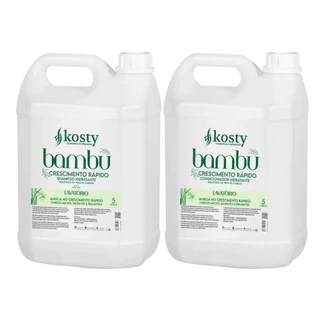 Kit Bambu Crescimento Rapido Kosty Shampoo 5L Condionador. 5L