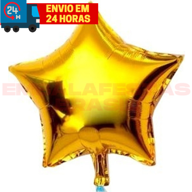 Balão Dourado Estrela na Black Friday 2025 | BuscaProdutos