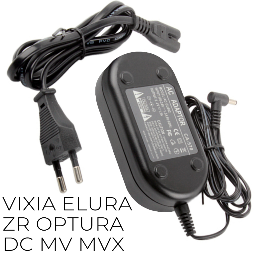 Fonte AC Adaptador Ca-570 P/ Canon Elura Optura Dc Zr Vixia MV MVX