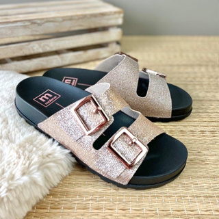 Sandalia Papete Feminina Birken Tratorada Chinelo Plataforma