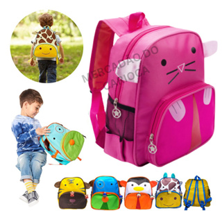 Mochila Infantil Mochilinha Animais Escolar Passeio Bebe Menina Menino  Creche