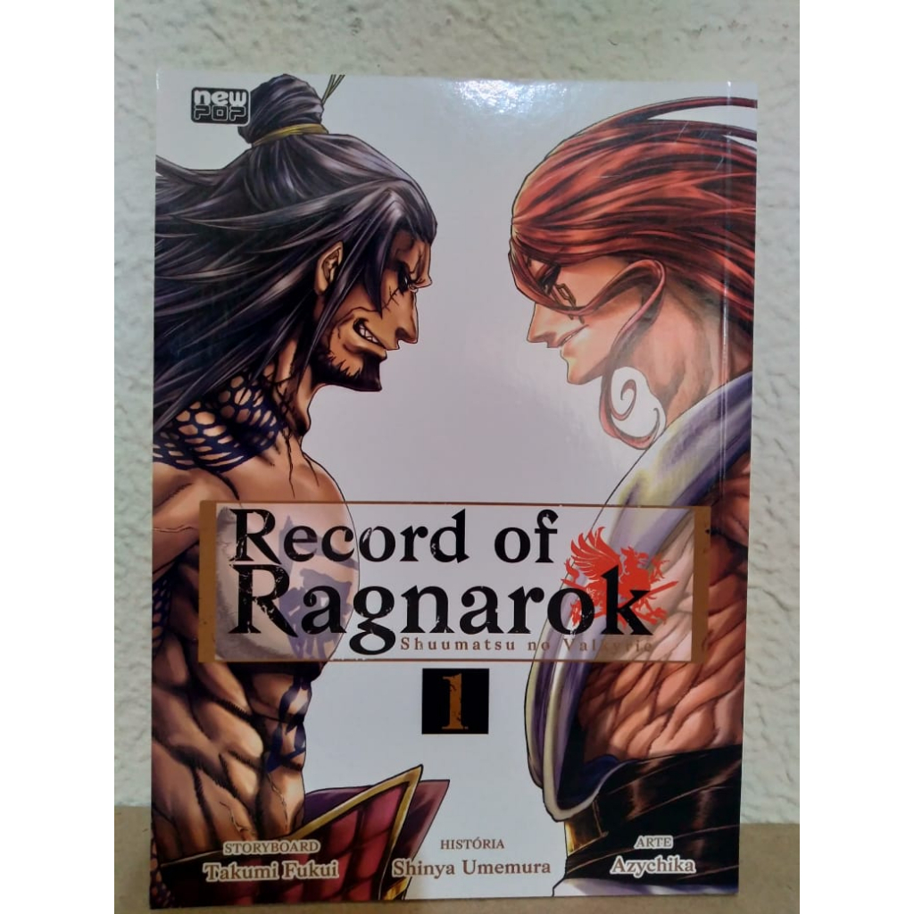 Record Of Ragnarok Vols. 1 + 2 + 3 + 4 KIT Mangá NewPOP Lacrados