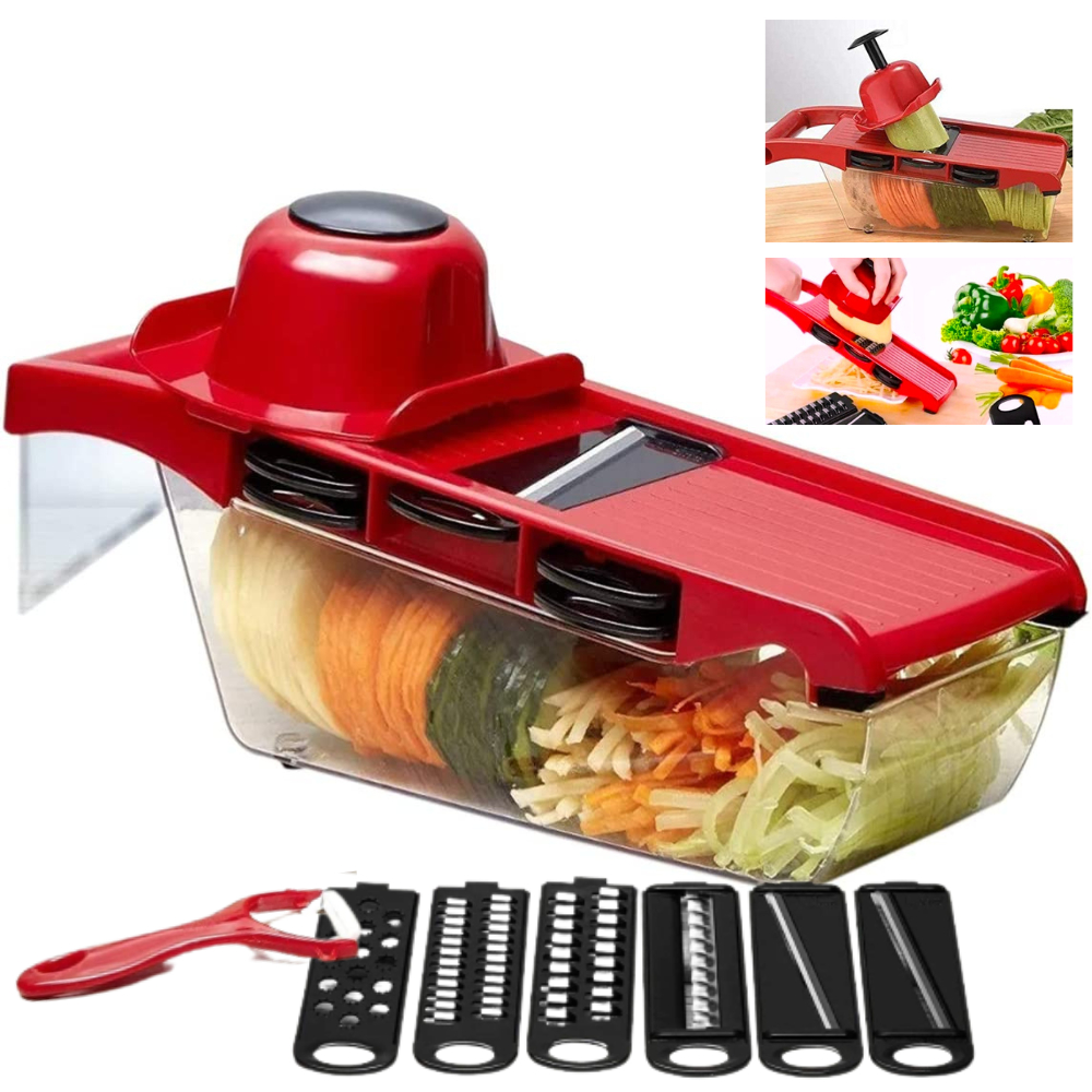 Cortador Fatiador Ralador Manual Mandoline Slicer Nicer Fatiador de ...