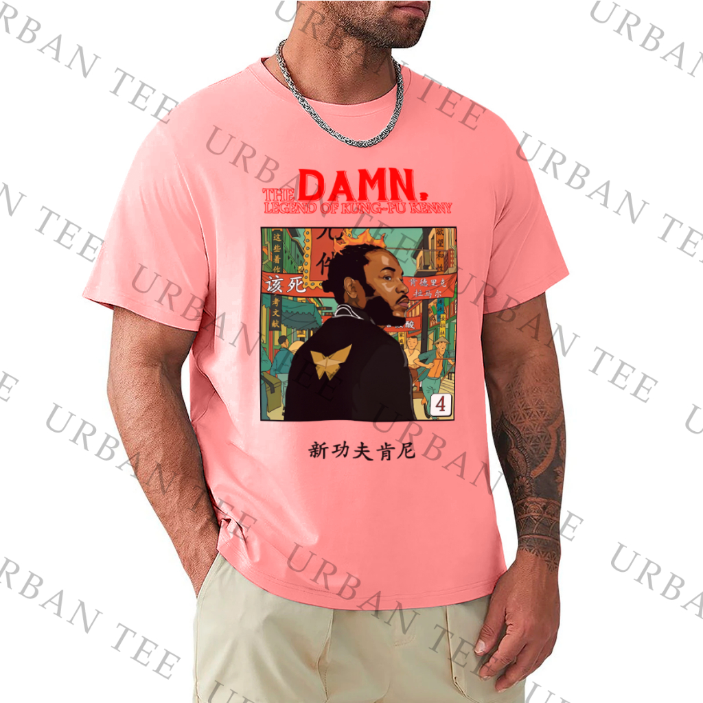 Camiseta Camisa Algodao Kendrick Lamar Damn Kung Fuu Kenny