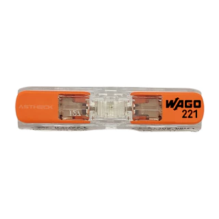 Conector emenda em linha Wago 221-2411 KIT com 10 peças