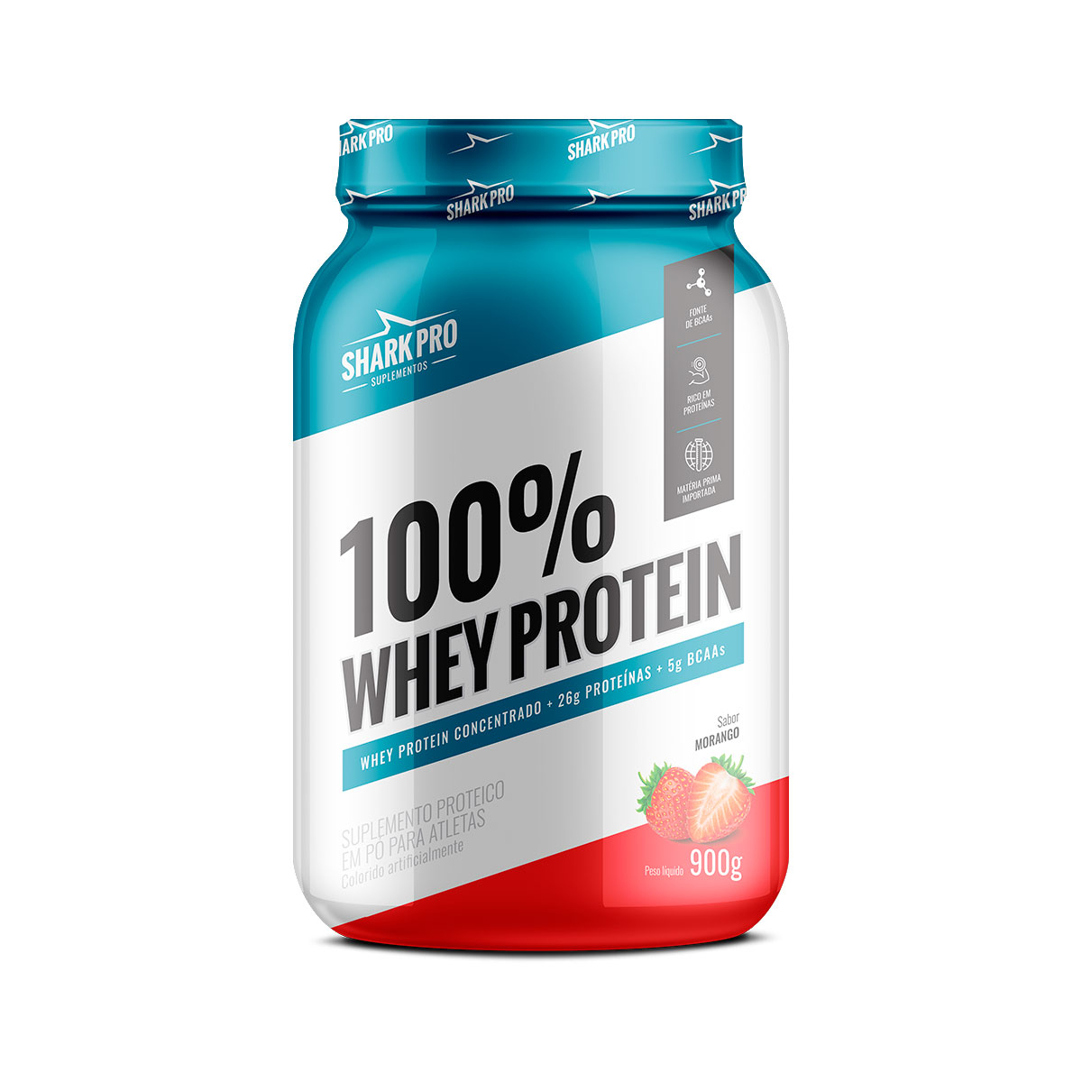 100% Whey Protein 900g – Shark Pro