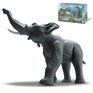 Elefante Brinquedo Forest Animals Boneco Articulado Em Vinil Silmar