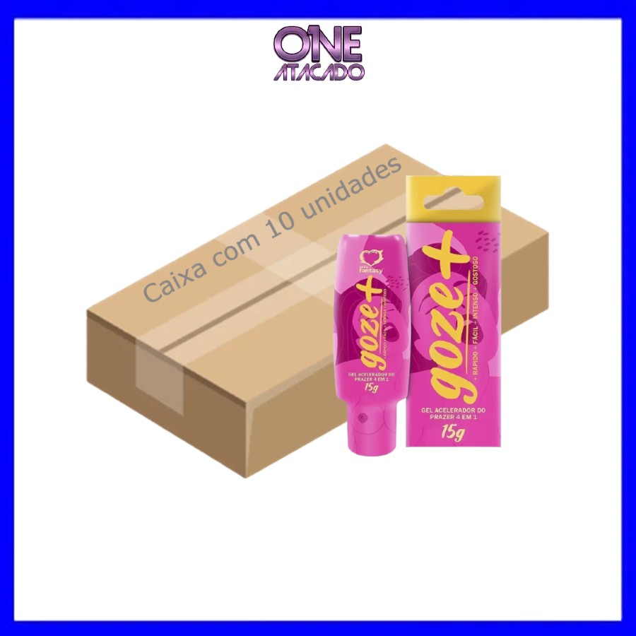 Gel Goze + Excitante Feminino Caixa com 10 unidades. | Shopee Brasil