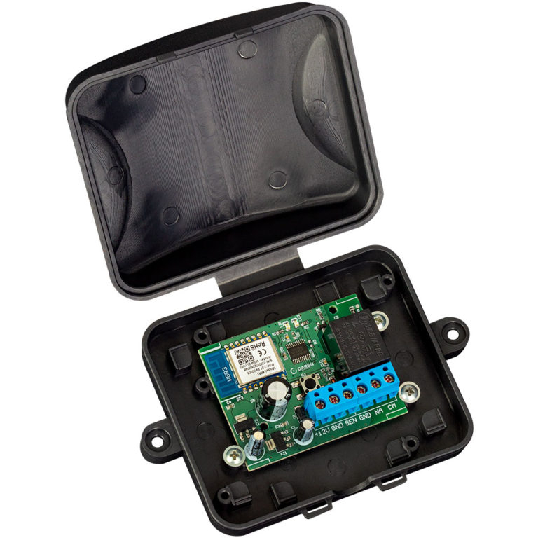 Módulo Wifi 1 Canal Abrir Motor Portão Eletrônico Garen Para Conectividade Com Motores De Portão Smart