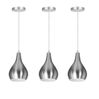 Lustre Kit 3 Pendente Luminária de teto Nepal para cozinha Sala Salão e comercio