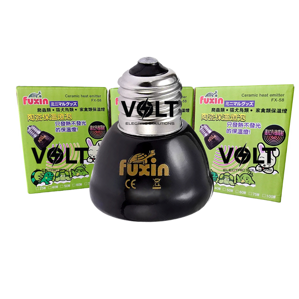 Lampada Ceramica Aquecedor Repteis Aves Mamiferos Aquecimento 110v 220v