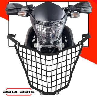Protetor De Farol Grade Honda Nx 4 Falcon 400 Aço Carbono