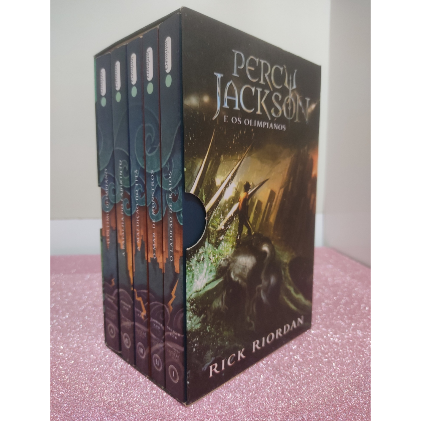 Box Percy Jackson E Os Olimpianos Rick Riordan Shopee Brasil