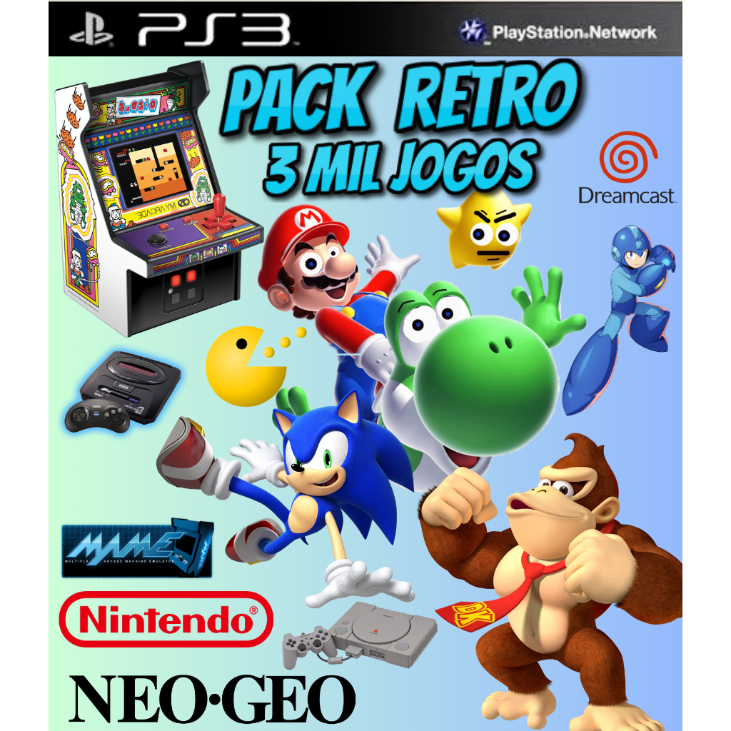 RETRO GAMES PS3 Shopee Brasil
