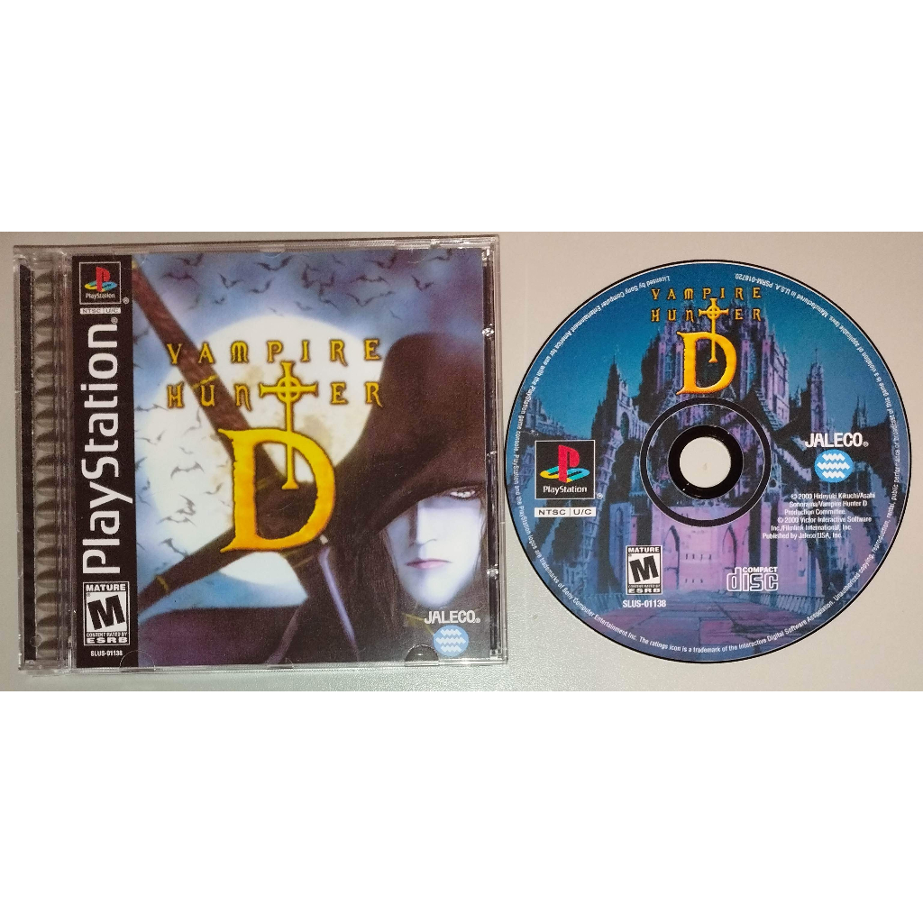 PS1 - Vampire Hunter D - MÍDIA PRETA