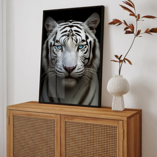 O Rugido dos Tigres Brancos - Quadros Decorativos - Essence