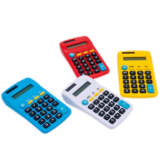 Mini Calculadora Vermelho De Tela Lcd De 8 Dígitos estudantes estacionário ferramentas exame calculadora de cores em Oferta na Shopee