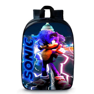 Mochila Sonic Menino Ouriço Jogo Filme Infantil Escolar Top