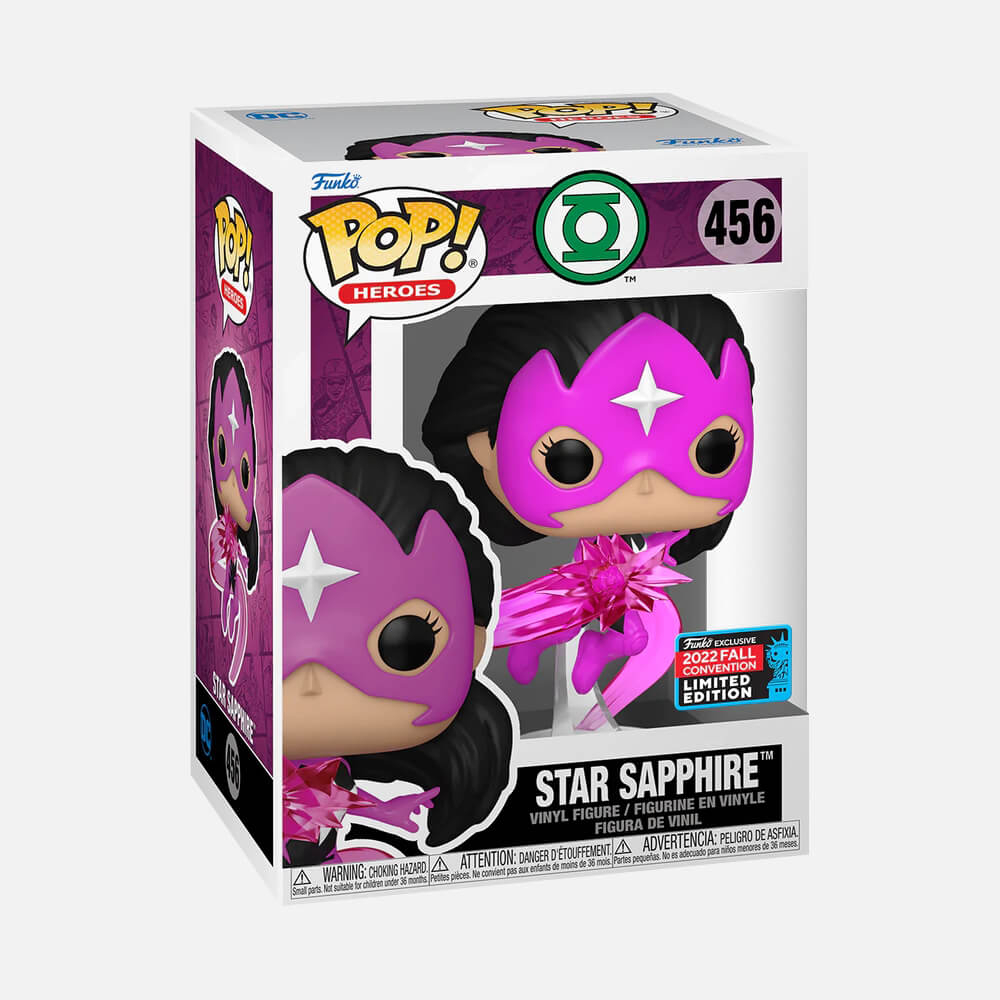 FUNKO POP HEROES DC GREEN LANTERN STAR SAPPHIRE *NYCC 456 FUNKO POP HEROES DC GREEN LANTERN STAR SAPPHIRE *NYCC 456