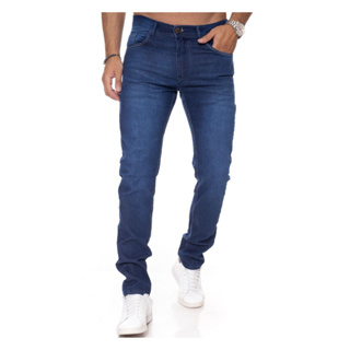 Calça Jeans Masculina Skinny Linha Premium Casual Básica Blue Top Moda Tendência
