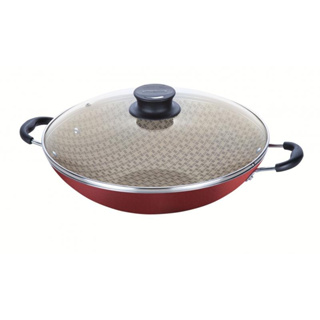 Panela Tramontina Wok Paella 6l Paris 36cm Antiaderente com nota fiscal e garantia Tramontina Nacional