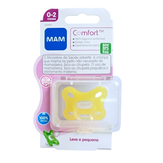 Chupeta Mam Comfort Dupla Rosa 0-2 meses recem-nascido 100% silicone em  Promoção na Americanas