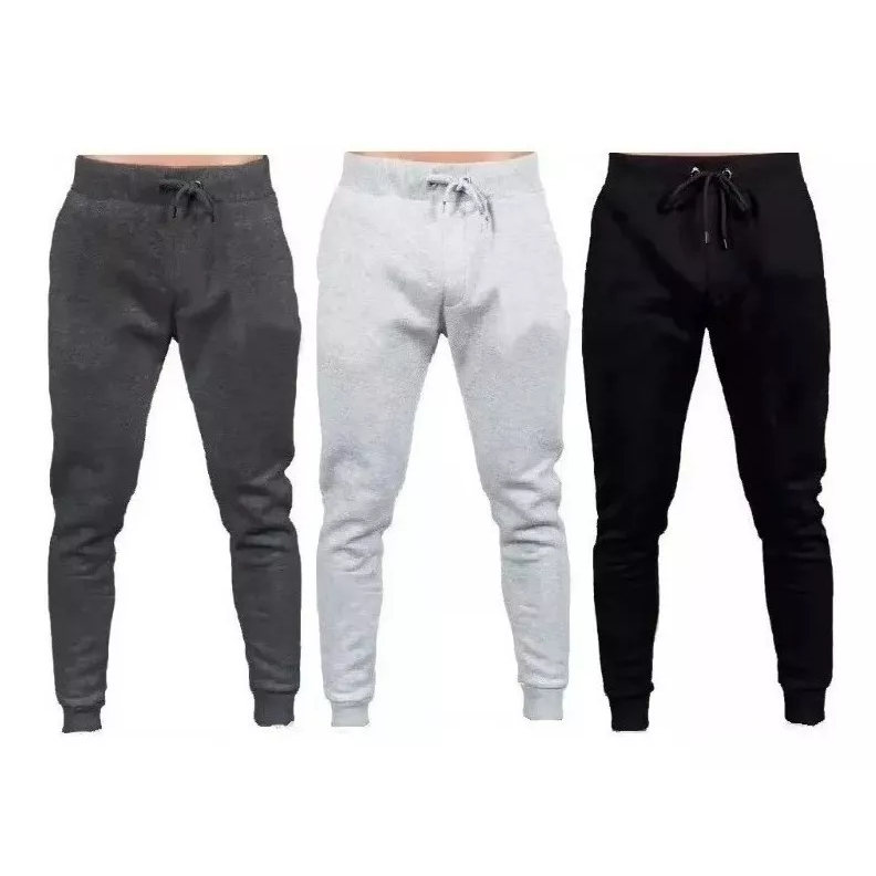 KIT COM 3 CALÇAS MOLETOM GROSSO, PELUCIADA. QUALIDADE PREMIUM